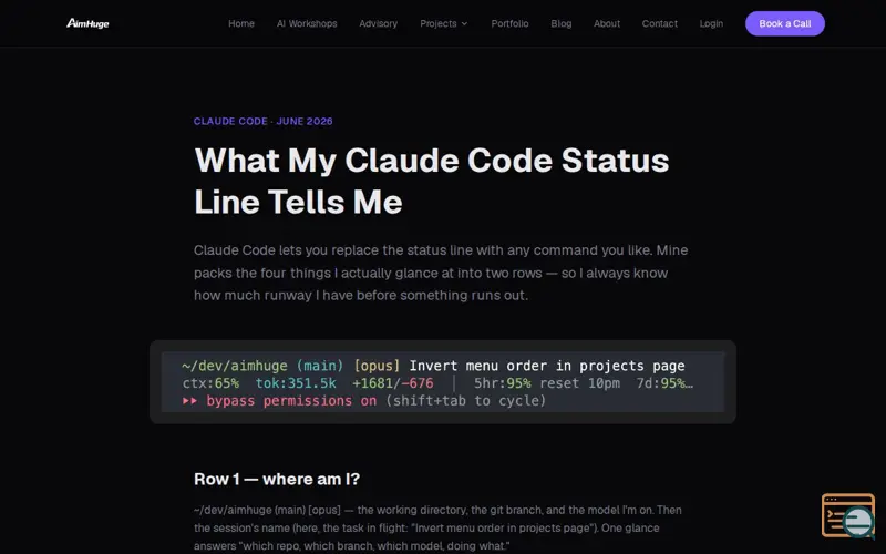 Screenshot of Aimhuge