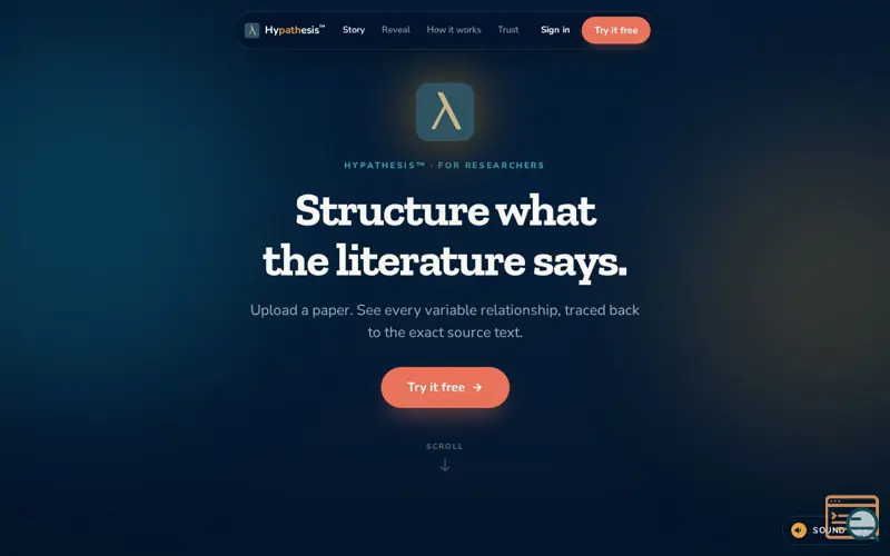 Screenshot of Hypathesis™