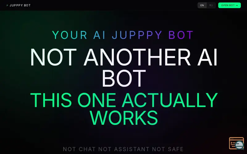 Screenshot of Jupppy — AI Thinking OS