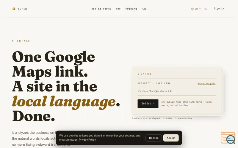 Screenshot of Wepin