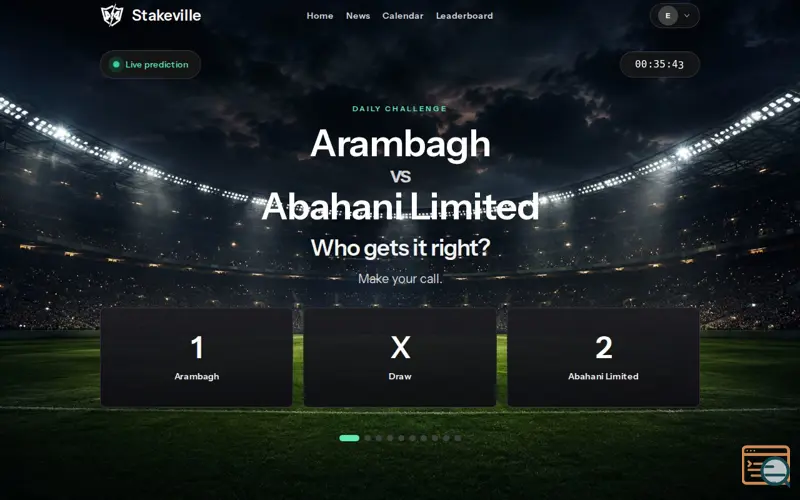Screenshot of Stakeville