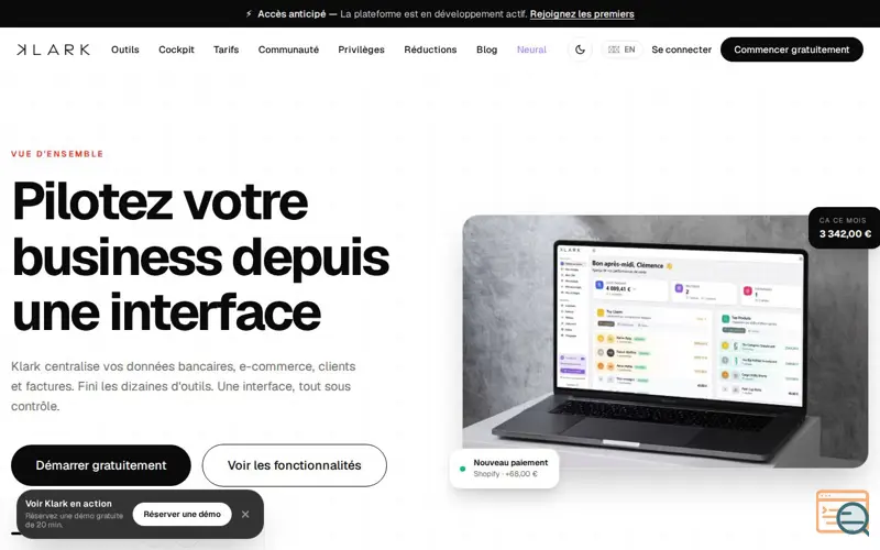 Screenshot of Klark