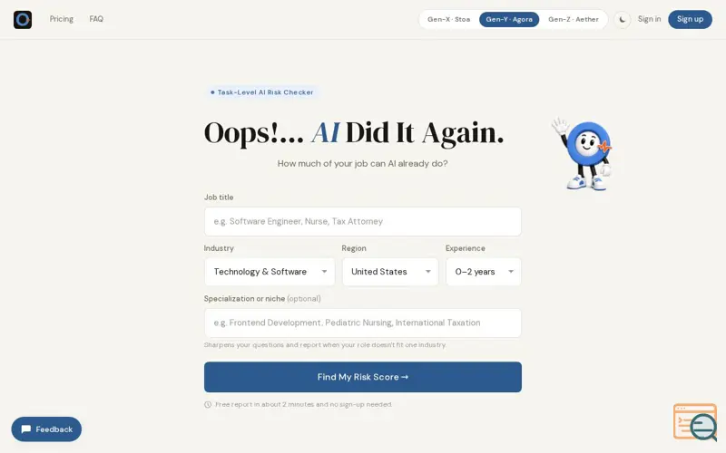 Screenshot of Oops!... AI Did It Again