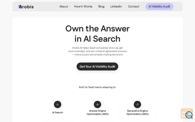 Screenshot of AI Visibility Audit Checklist