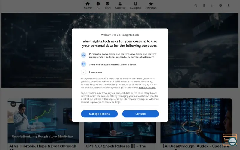 Screenshot of ABR-INSIGHTS
