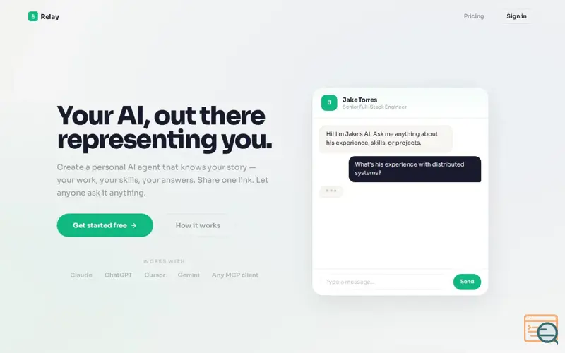 Screenshot of Relay
