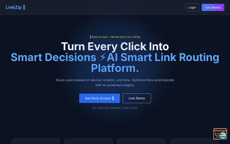 Screenshot of  LinkZip 