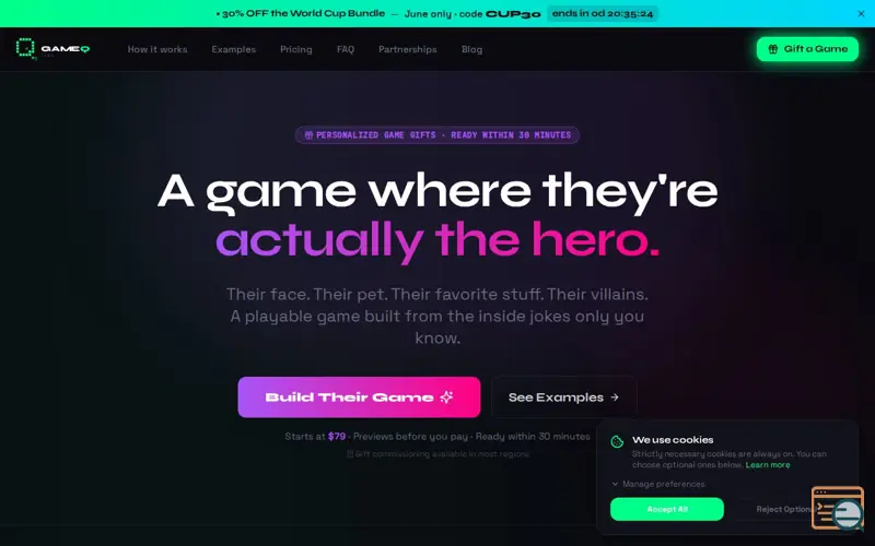Screenshot of GameQ