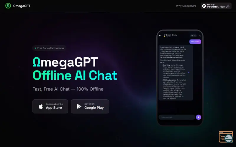 Screenshot of OmegaGPT