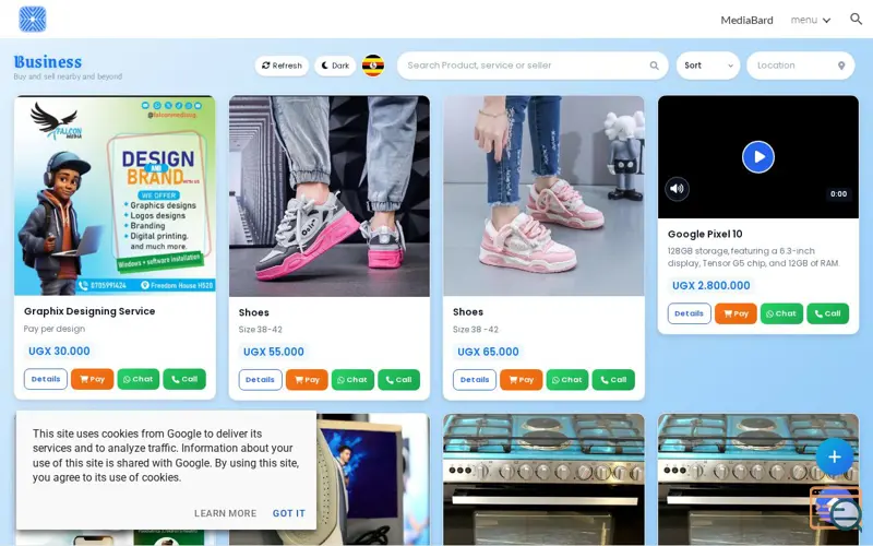 Screenshot of MediaBard