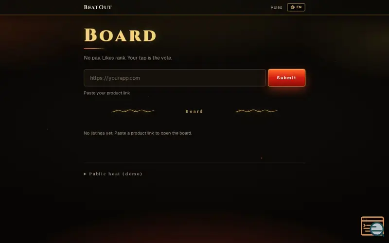 Screenshot of BeatOut
