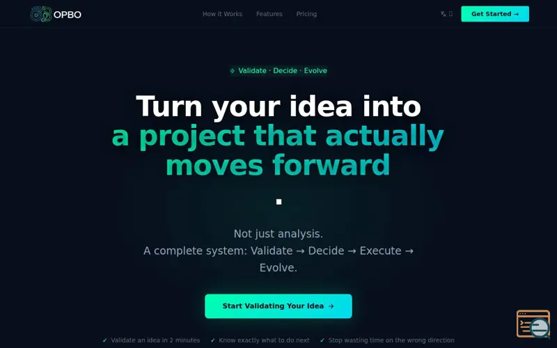 Screenshot of OPBO