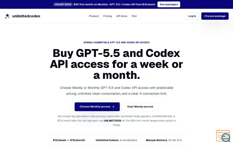 Screenshot of unlimitedcodex