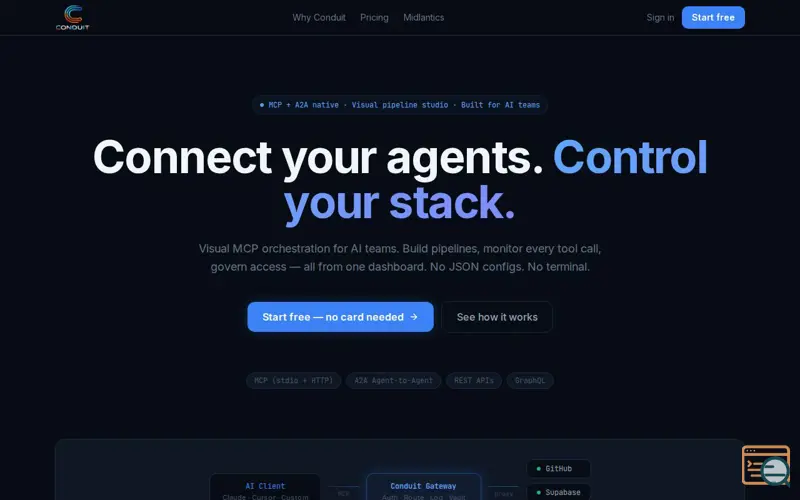 Screenshot of Conduit 