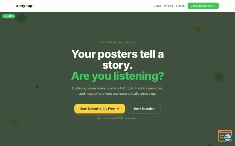 Screenshot of Dottymap