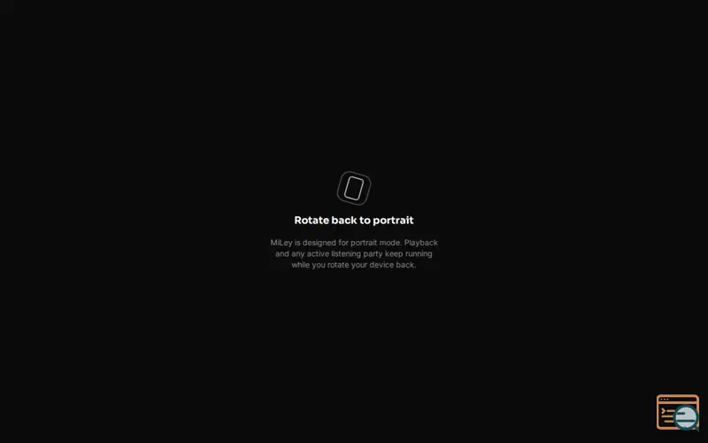 Screenshot of MiLey music, a launch using Whacka