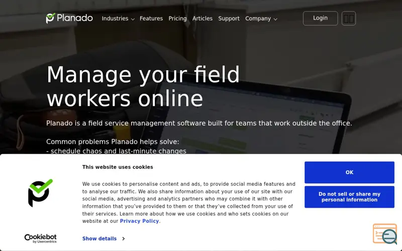 Screenshot of Planado
