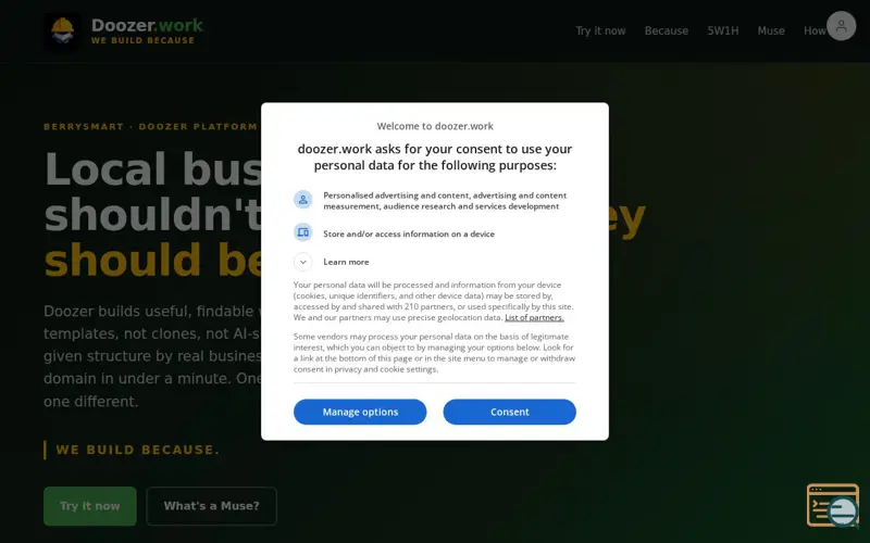 Screenshot of Doozer