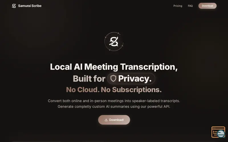 Screenshot of Samurai Scribe