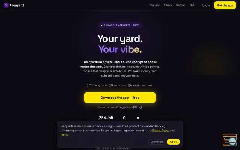 Screenshot of Teenyard