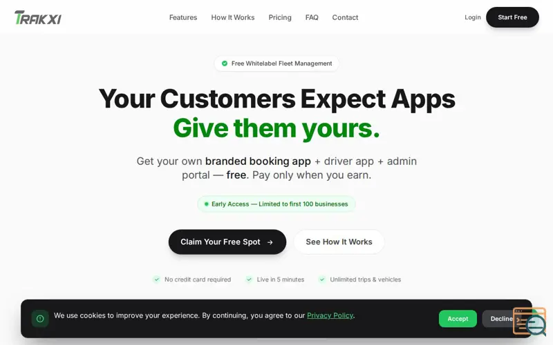 Screenshot of Trakxi