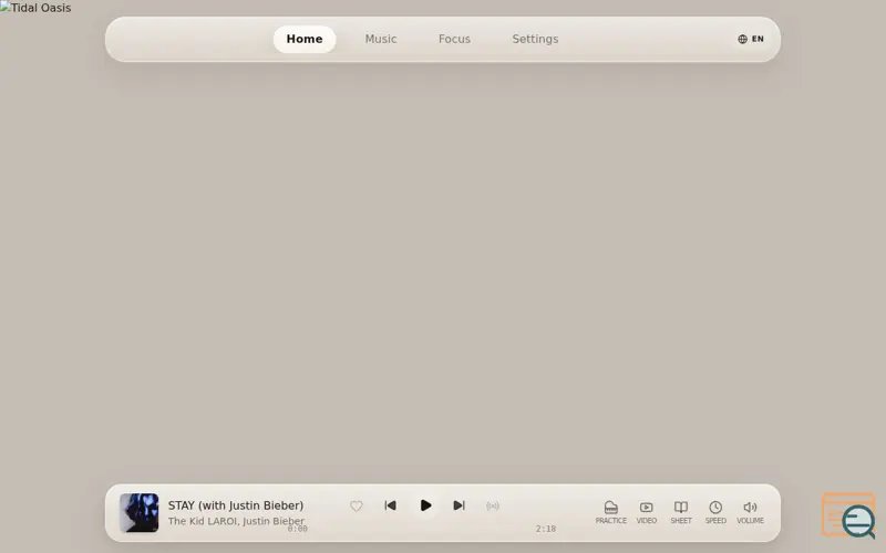 Screenshot of CIP Music