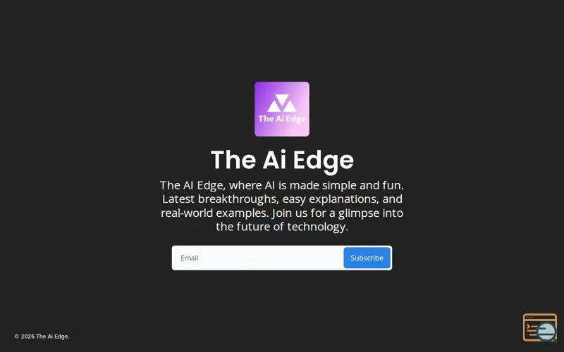 Screenshot of The AI Edge