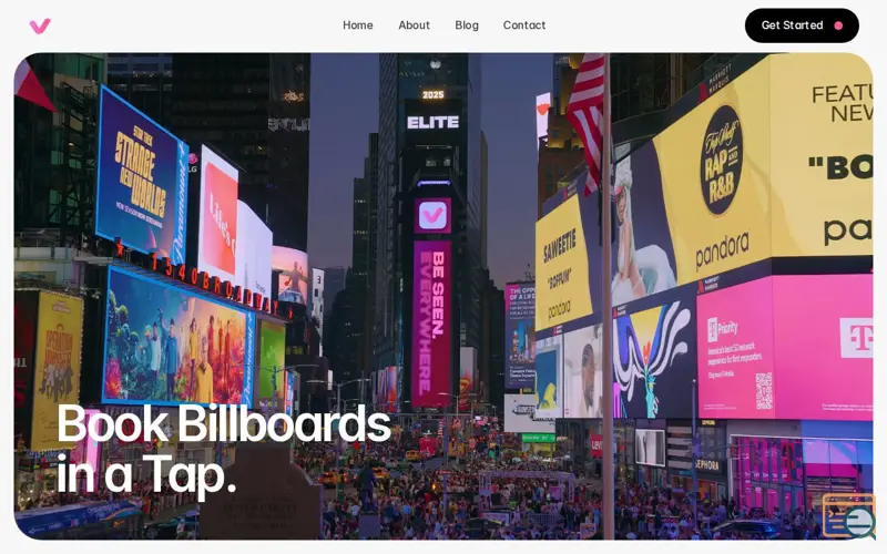 Screenshot of Vue Billboards
