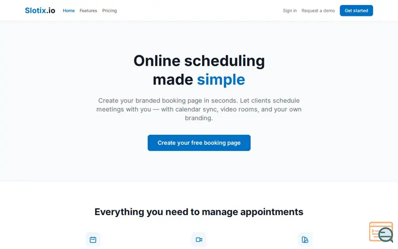 Screenshot of Slotix