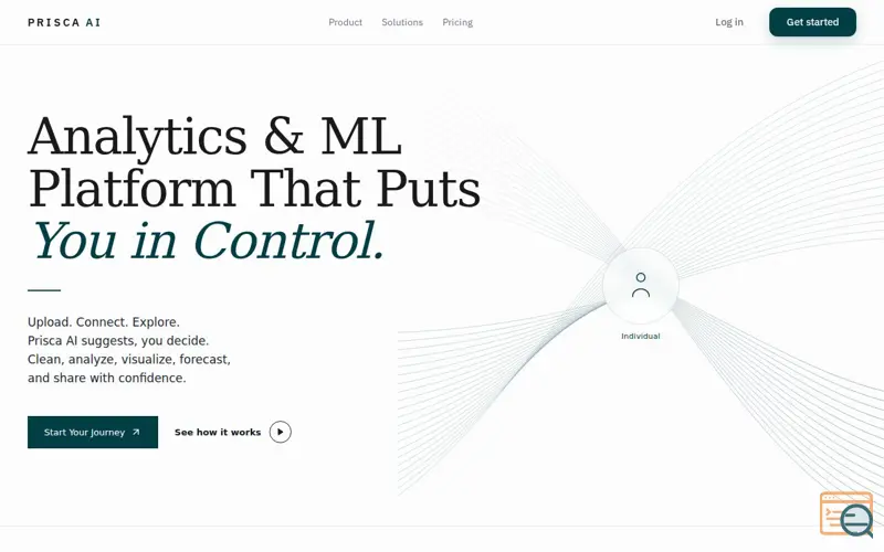 Screenshot of Prisca AI