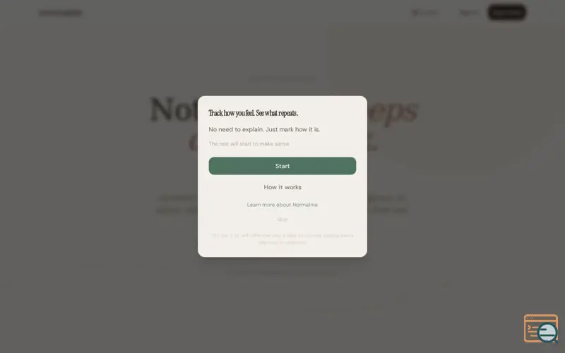 Screenshot of normalnie