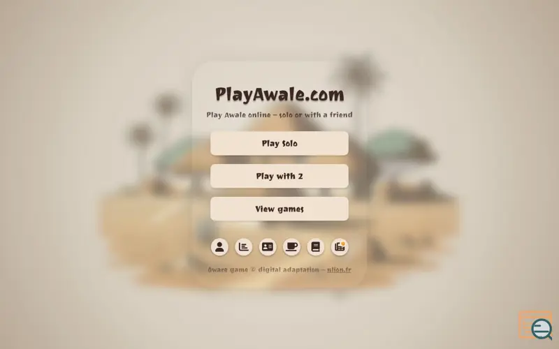 Screenshot of PlayAwale
