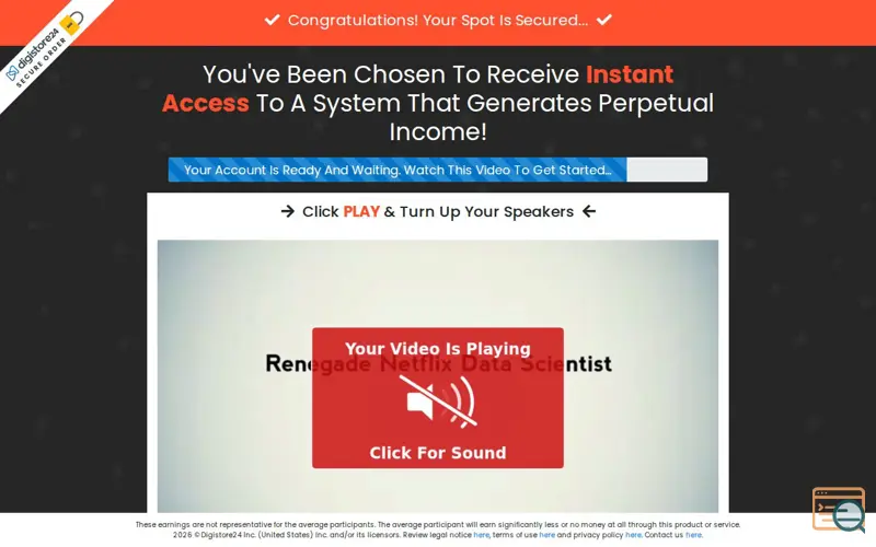 Screenshot of Perpetual Income 365