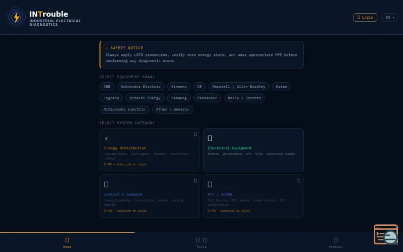 Screenshot of INTrouble