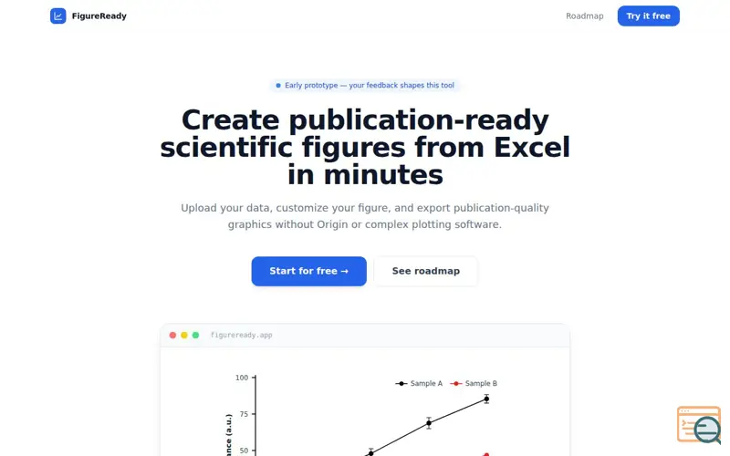 Screenshot of FigureReady