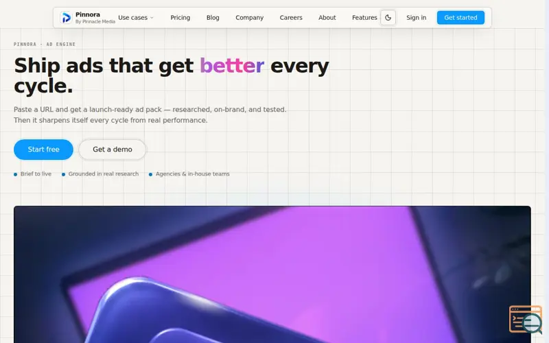 Screenshot of Pinnora
