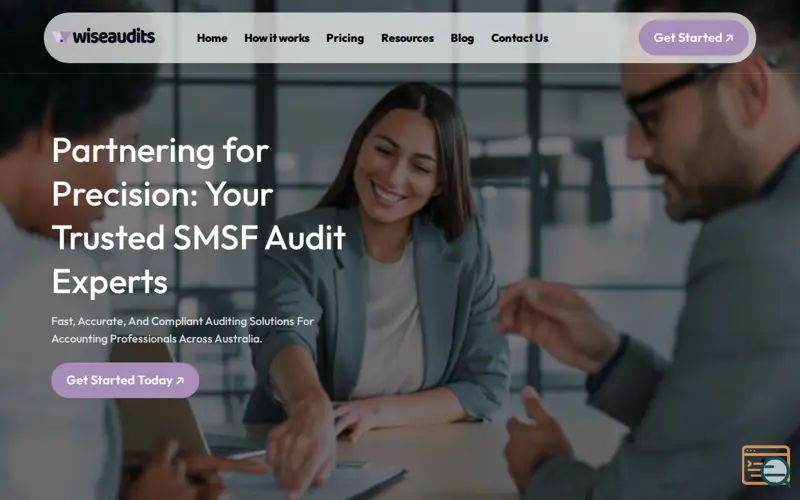 Screenshot of Wise SMSF Audits