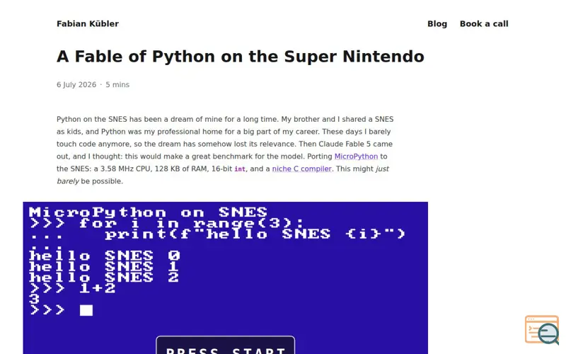 Screenshot of Fabian-kuebler
