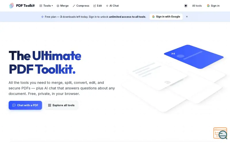 Screenshot of PDF Toolkit