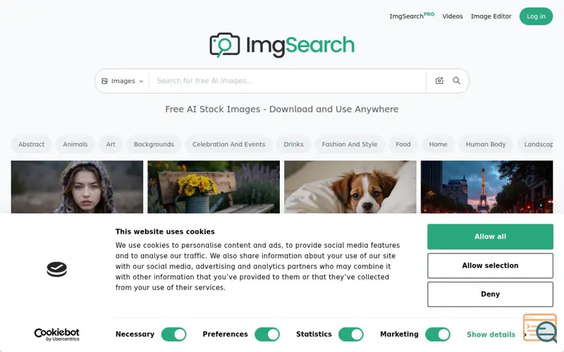 Screenshot of ImgSearch