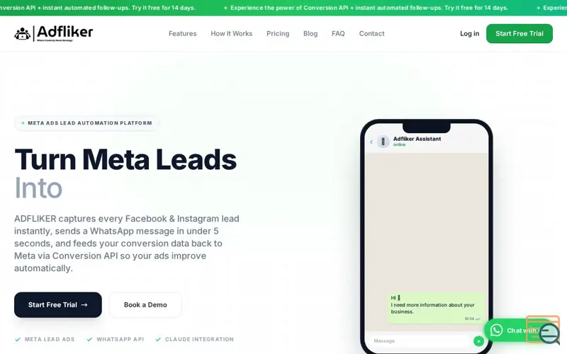 Screenshot of Adfliker