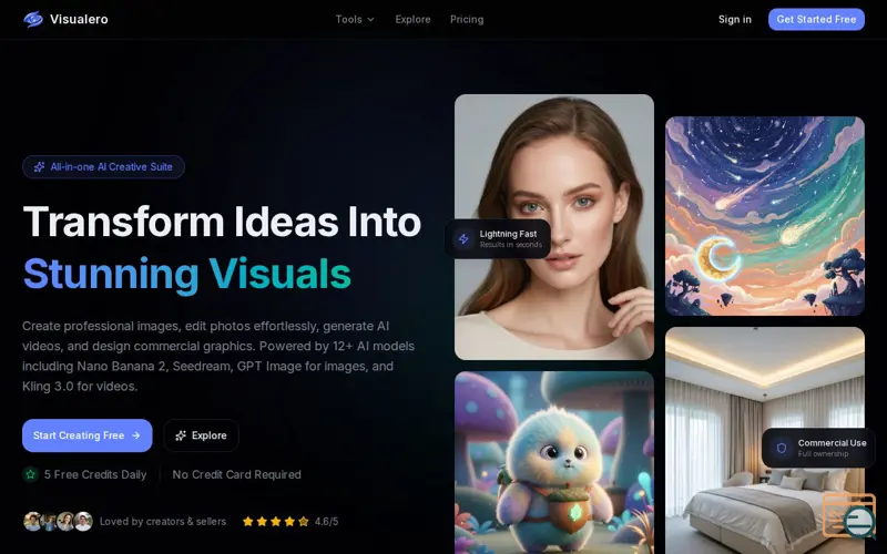 Screenshot of Visualero