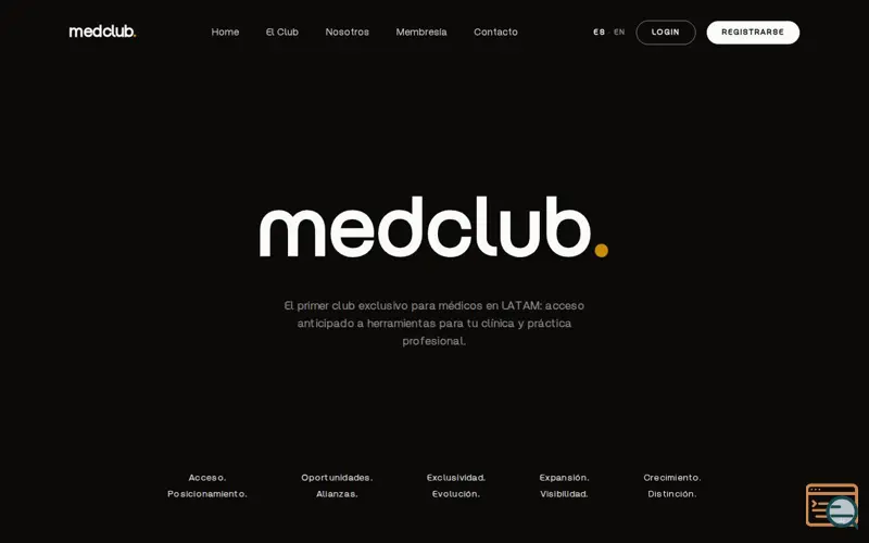 Screenshot of Medclub
