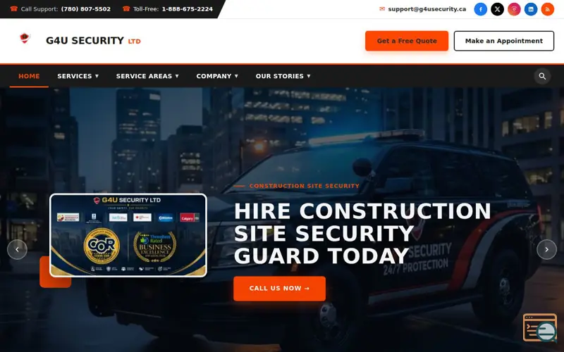 Screenshot of G4U Security Ltd