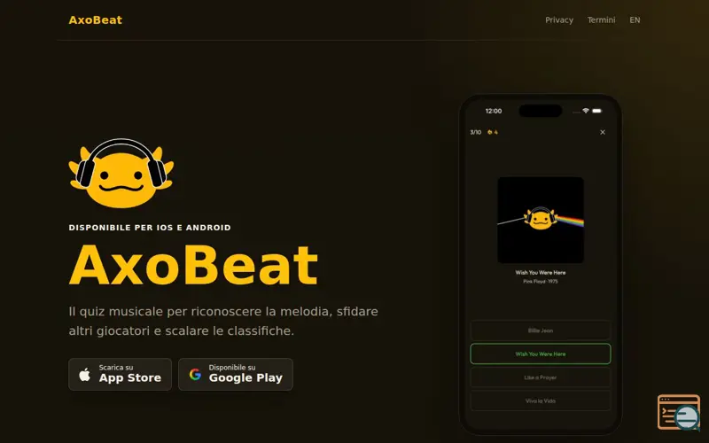 Screenshot of AxoBeat