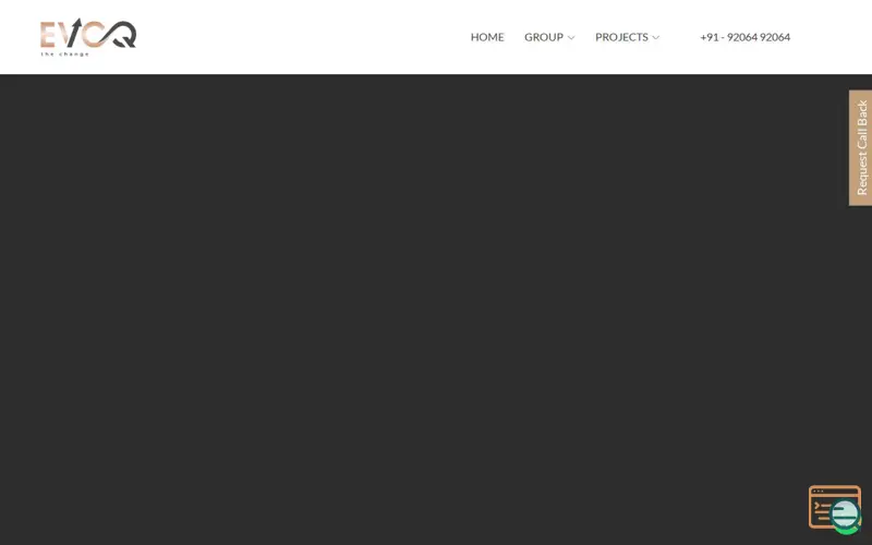 Screenshot of EVOQ RealTech