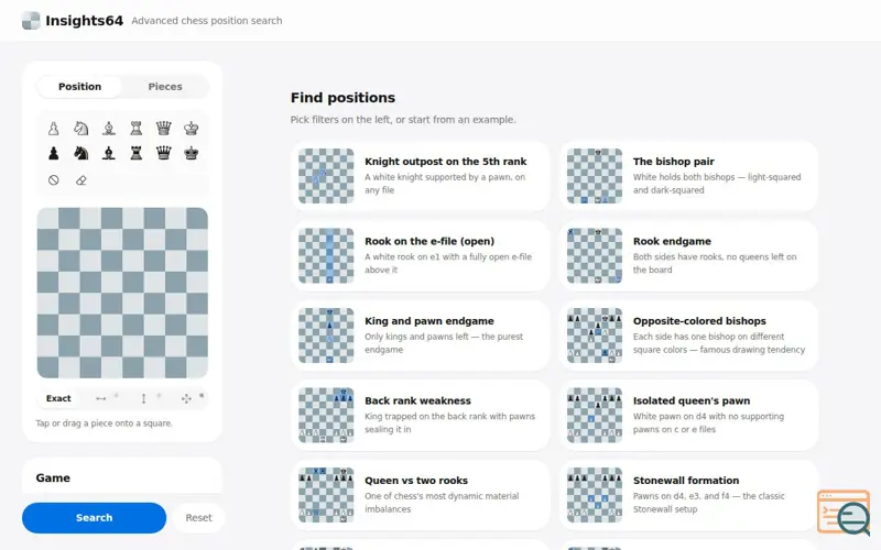 Screenshot of Insights64