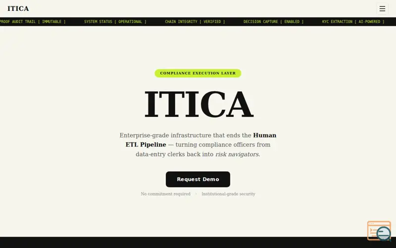 Screenshot of Itica