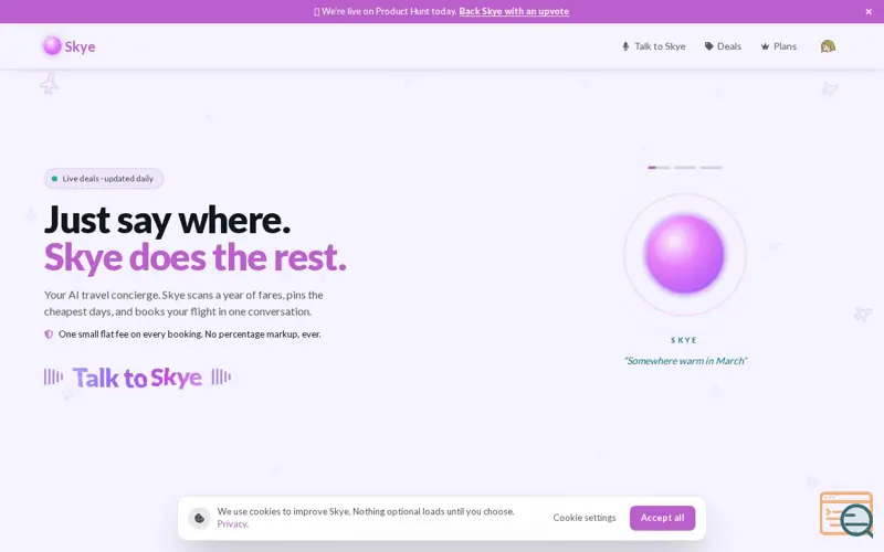 Screenshot of Skye