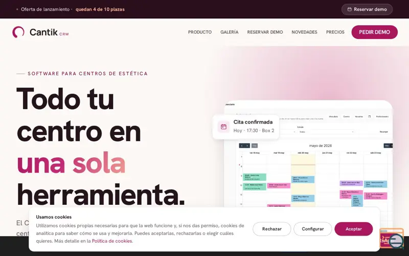 Screenshot of CantikCRM